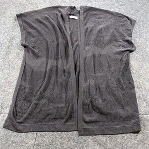 Lululemon Find Your Light Wrap Cotton Poly Silk Mesh Knit Open Front Sweater O/S